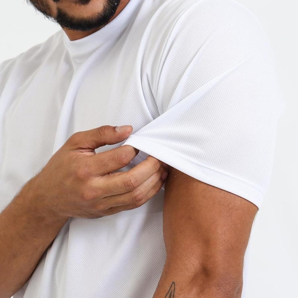 Imagem 4 do produto Camiseta Masculina Dry Fit Ciclismo Academia Fitness Melhor Absorção De Suor