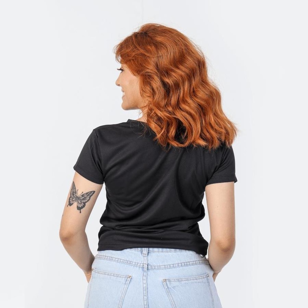 Imagem 3 do produto Camiseta Feminina Dry Fit Ciclismo Academia Fitness Melhor Absorção De Suor