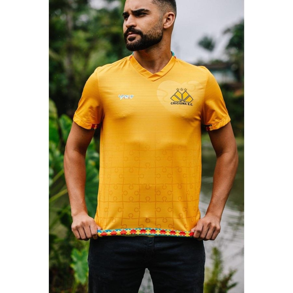 Camisa do Criciúma 2024 Volt Autismo - Masculina - Foto 1