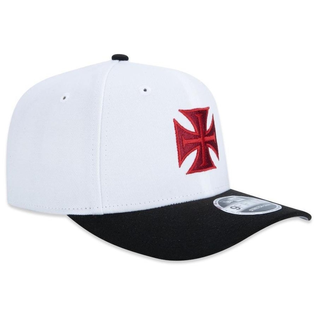 Boné New Era 9Fifty Stretch Snap Vasco Da Gama Futebol - Snapback - Masculino - Foto 2