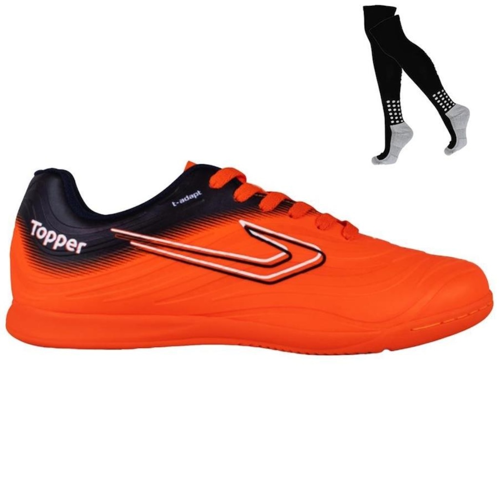 Chuteira Futsal Topper Forza Iii + Meião - Adulto