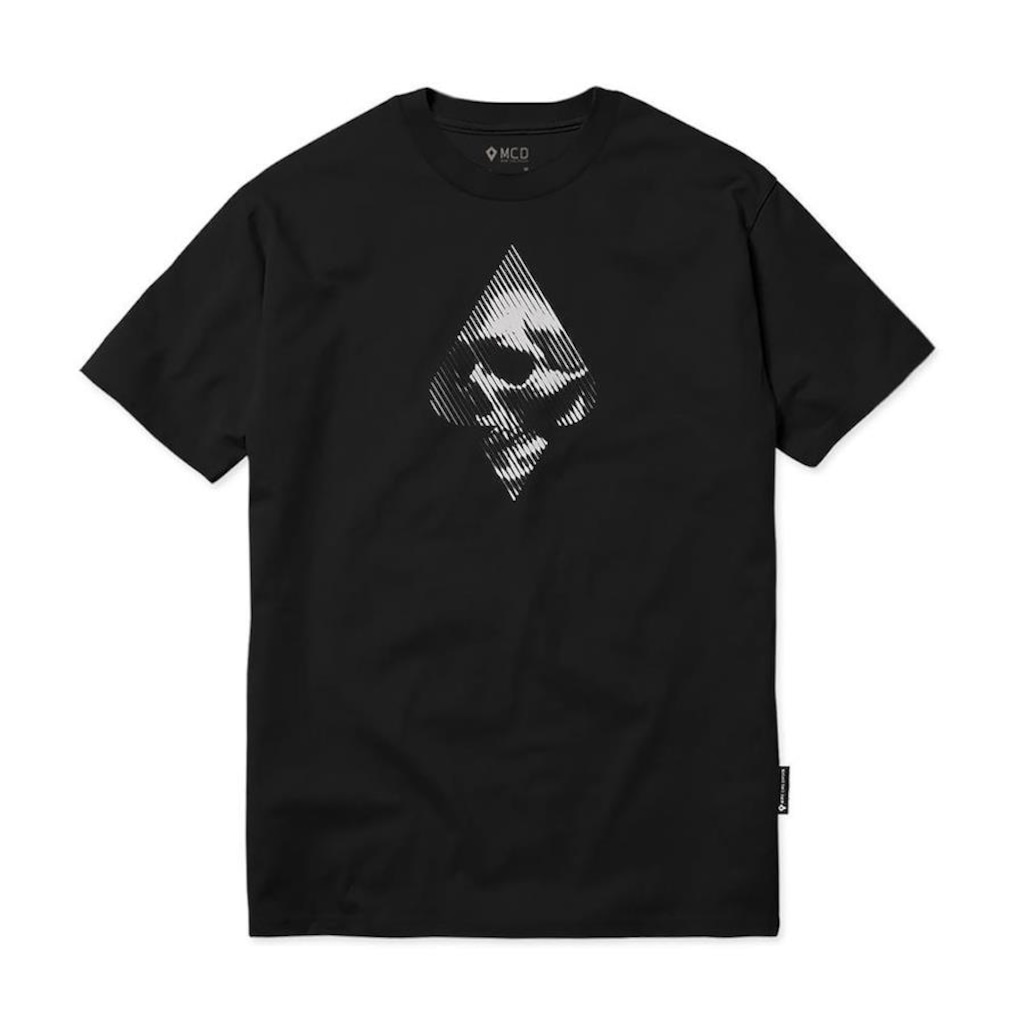 Camiseta Mcd Skull Linhas - Masculina - Foto 1