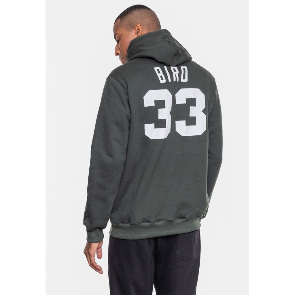 Imagem 2 do produto Blusão De Moletom Com Capuz Mitchell & Ness Boston Celtics Larry Bird Militar Galapagos - Masculino