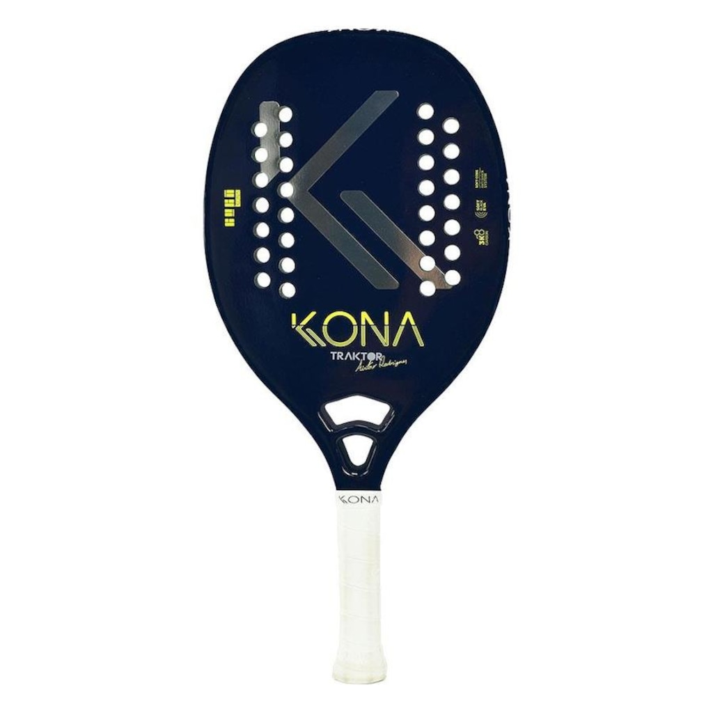 Raquete de Beach Tennis Kona Traktor Blue 2024 Carbono 3K - Foto 1