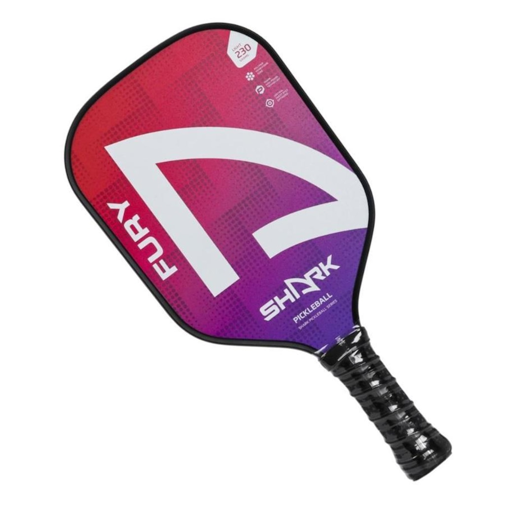 Imagem 2 do produto Kit Pickleball Shark com 2 Raquetes + 4 Bolas