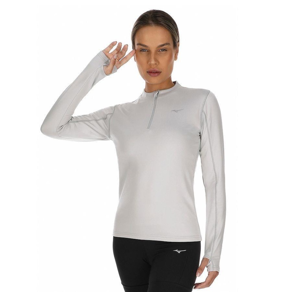 Camiseta Térmica Mizuno Manga Longa - Feminina