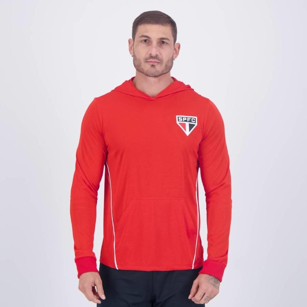 Imagem 2 do produto Blusão Com Capuz do São Paulo Braziline Rain - Masculino
