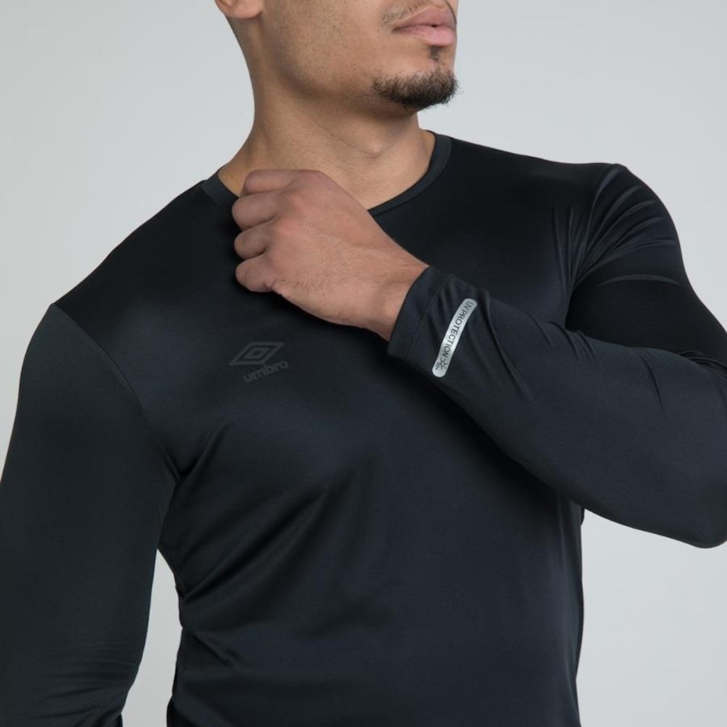 Imagem 4 do produto Camiseta Umbro Manga Longa Umbro Basic UV - Masculina