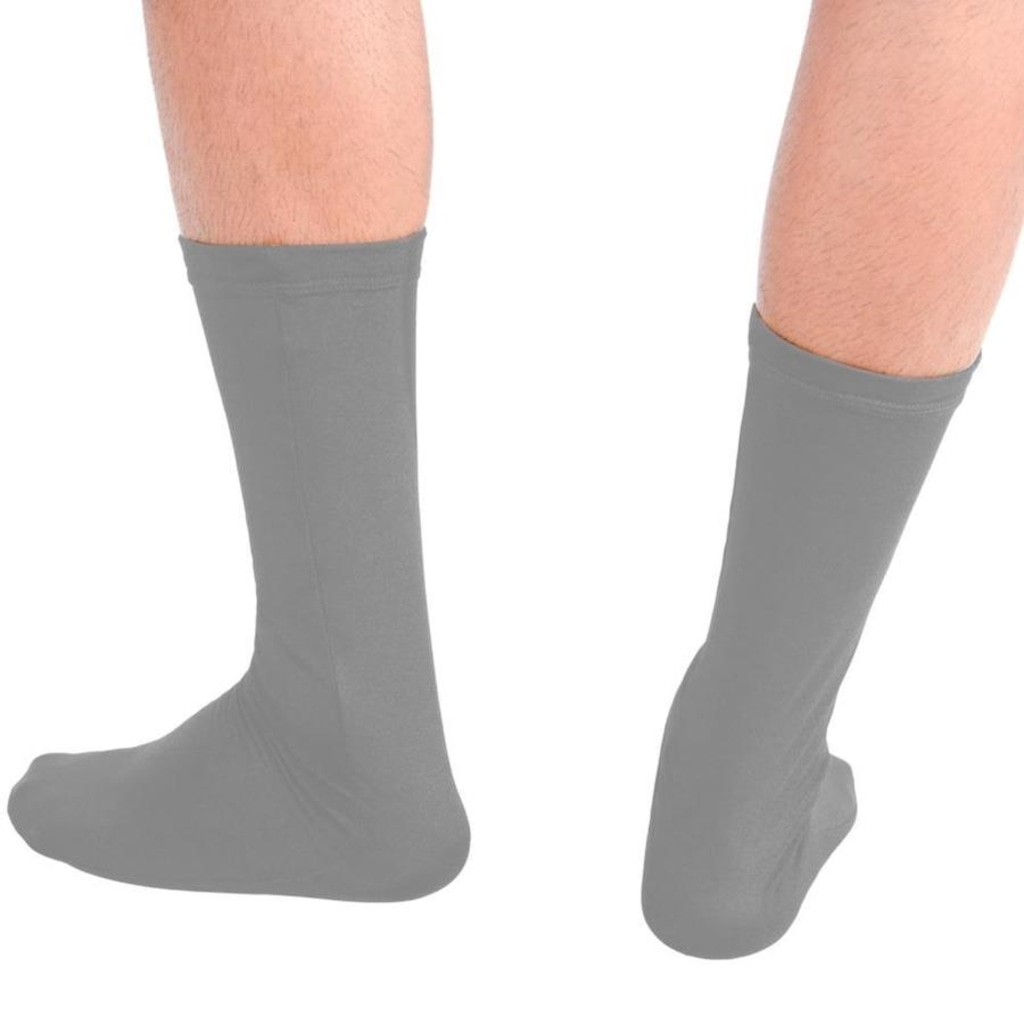Imagem 3 do produto Kit de Meias Térmicas Frio Intenso Segunda Pele Roupas Térmicas Peluciada Fleece com 4 Pares - Adulto