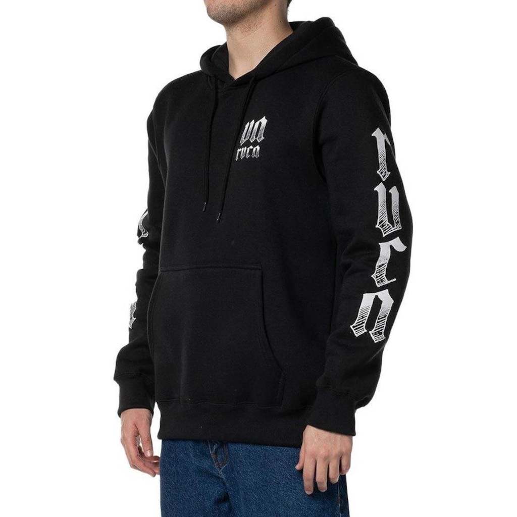 Imagem 3 do produto Blusão de Moletom com Capuz Rvca Cousin Of Death 305G Wt24 Preto