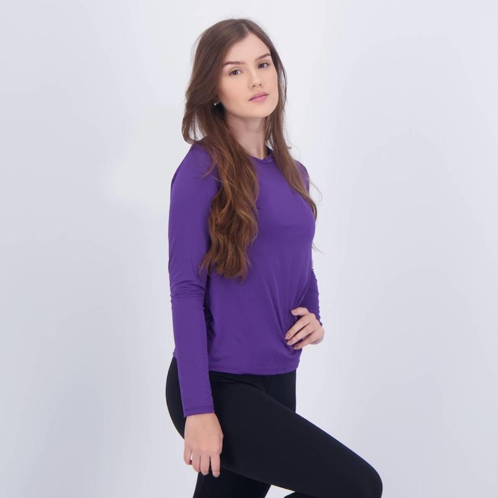 Imagem 2 do produto Camiseta Selene Manga Longa Proteção Uv50+ - Feminina
