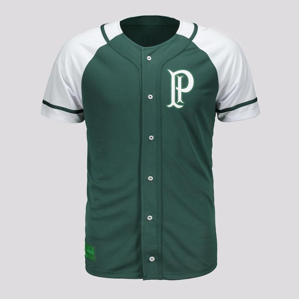 Camisa do Palmeiras Alvi Baseball Betel - Masculina - Foto 1