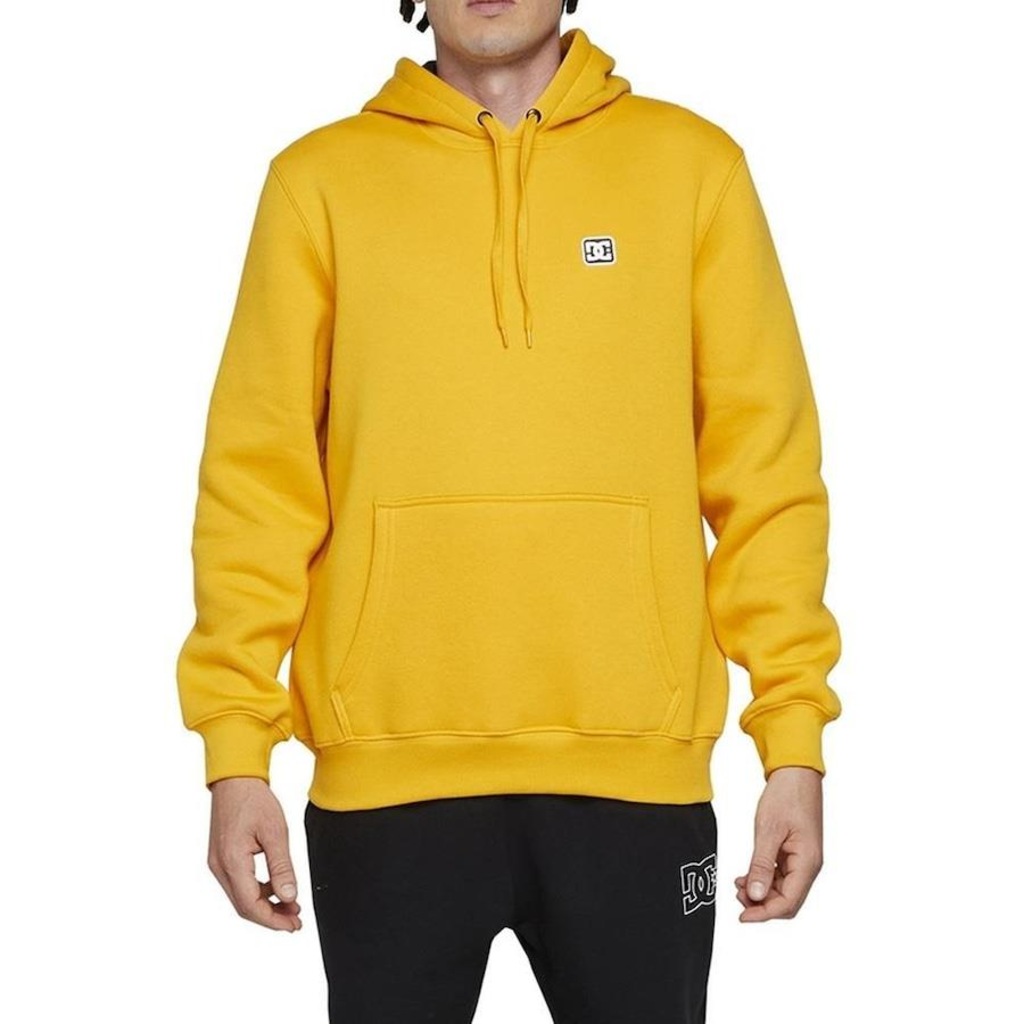 Blusão de Moletom Dc Shoes Canguru Rubber Label - Masculino