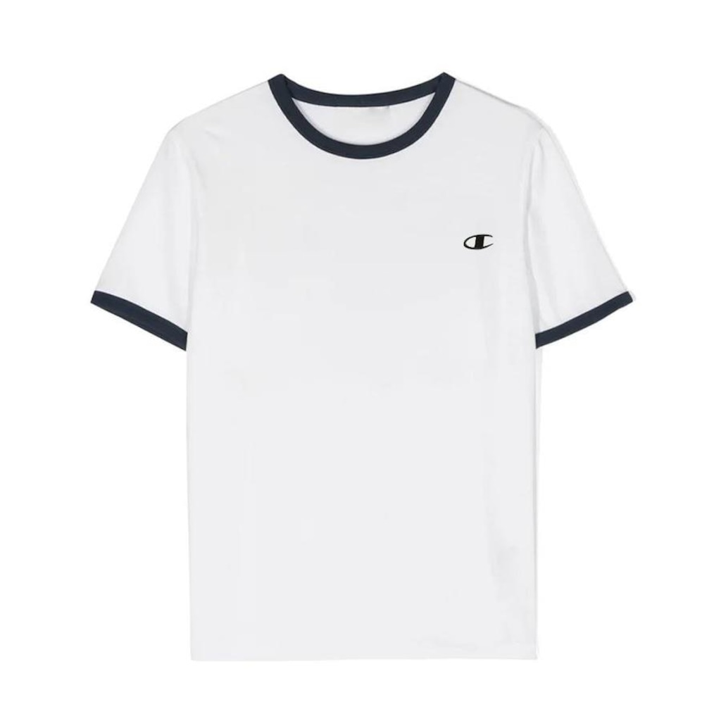 Camiseta Champion Manga Curta Malhão C Logo - Infantil