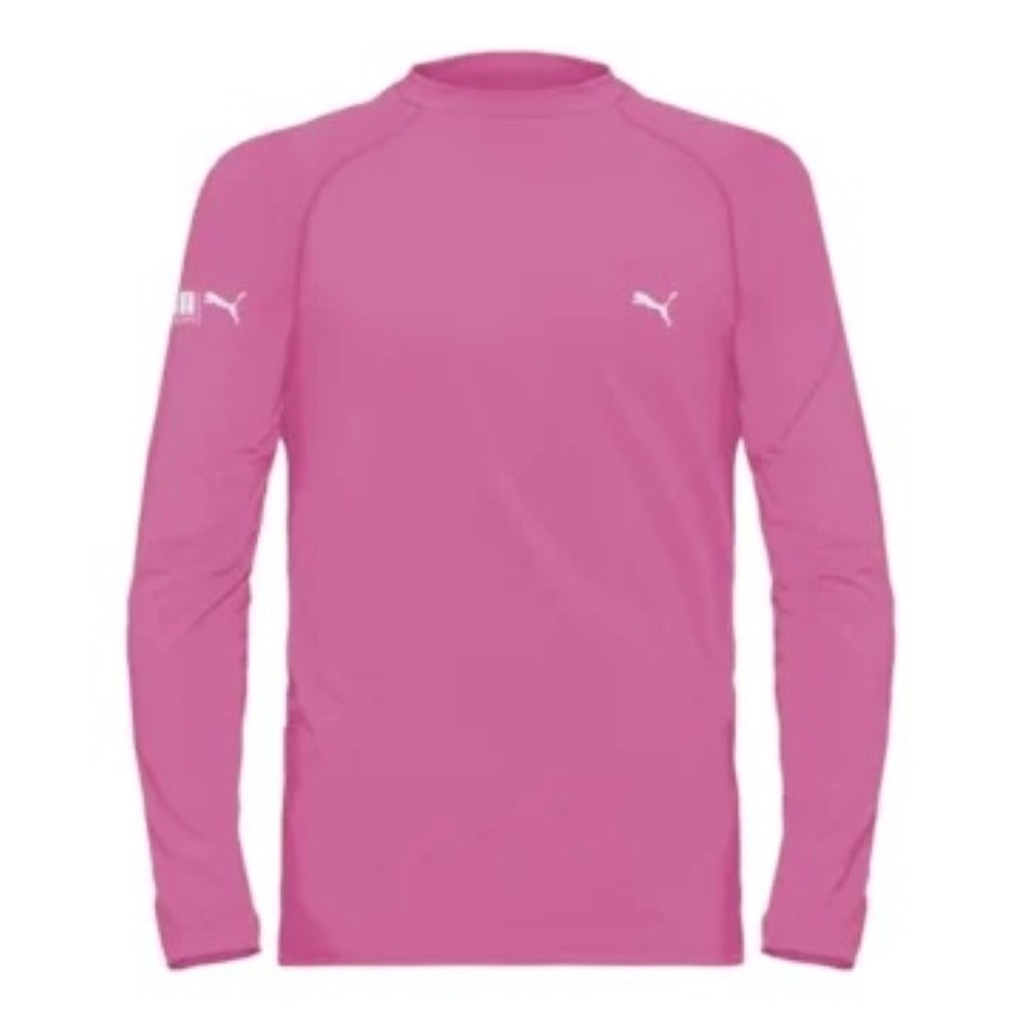 Camiseta Puma Manga Longa Proteção Solar Uv50+ - Infantil