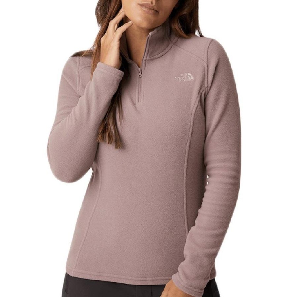 Blusão sem Capuz The North Face Fleece Glacier 1/4 - Feminino - Foto 1