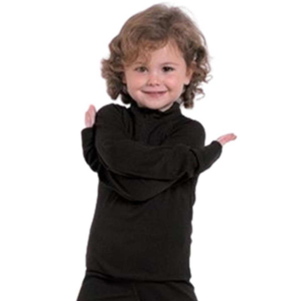 Imagem 3 do produto Camisa Térmica Infantil Segunda Pele Frio Intenso 250G Unissex Viagem Neve Lazer