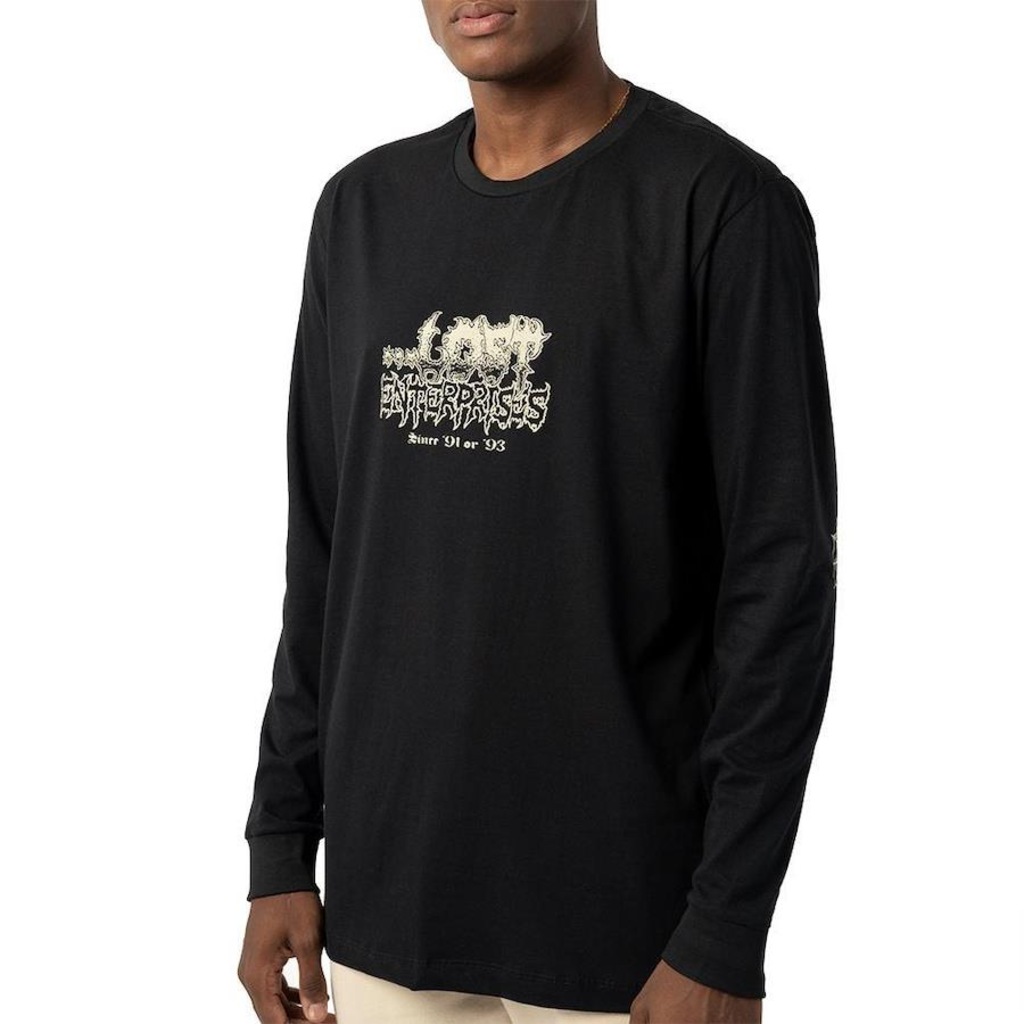 Camiseta Manga Longa Lost Spider - Masculina