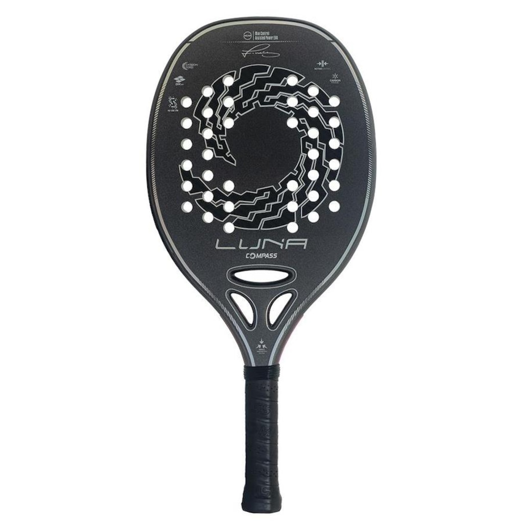 Raquete Beach Tennis Compass Luna Fabrício Neis 3K 2024