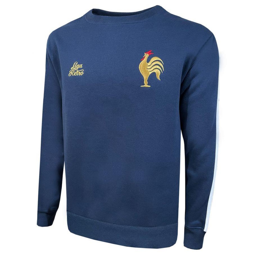 Imagem 2 do produto Blusão de Moletom Liga Retro França - Masculino