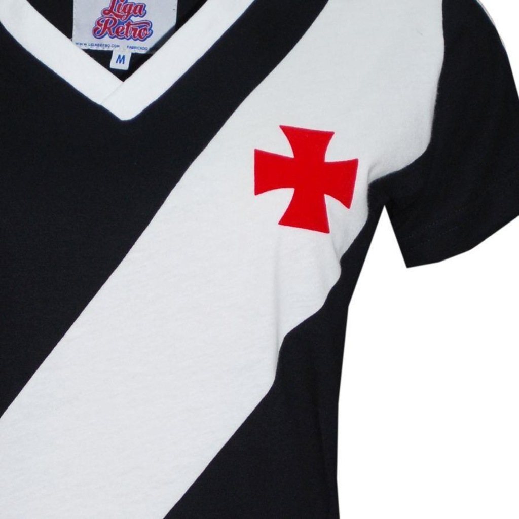 Imagem 4 do produto Camisa do Vasco da Gama 1989 Liga Retrô - Feminina