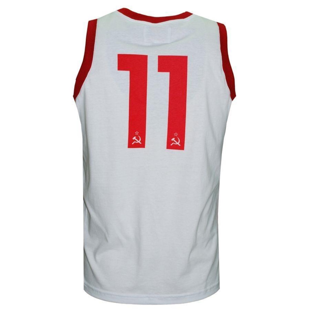Imagem 2 do produto Camisa do Cccp Liga Retro Basquete 1980 - Masculina