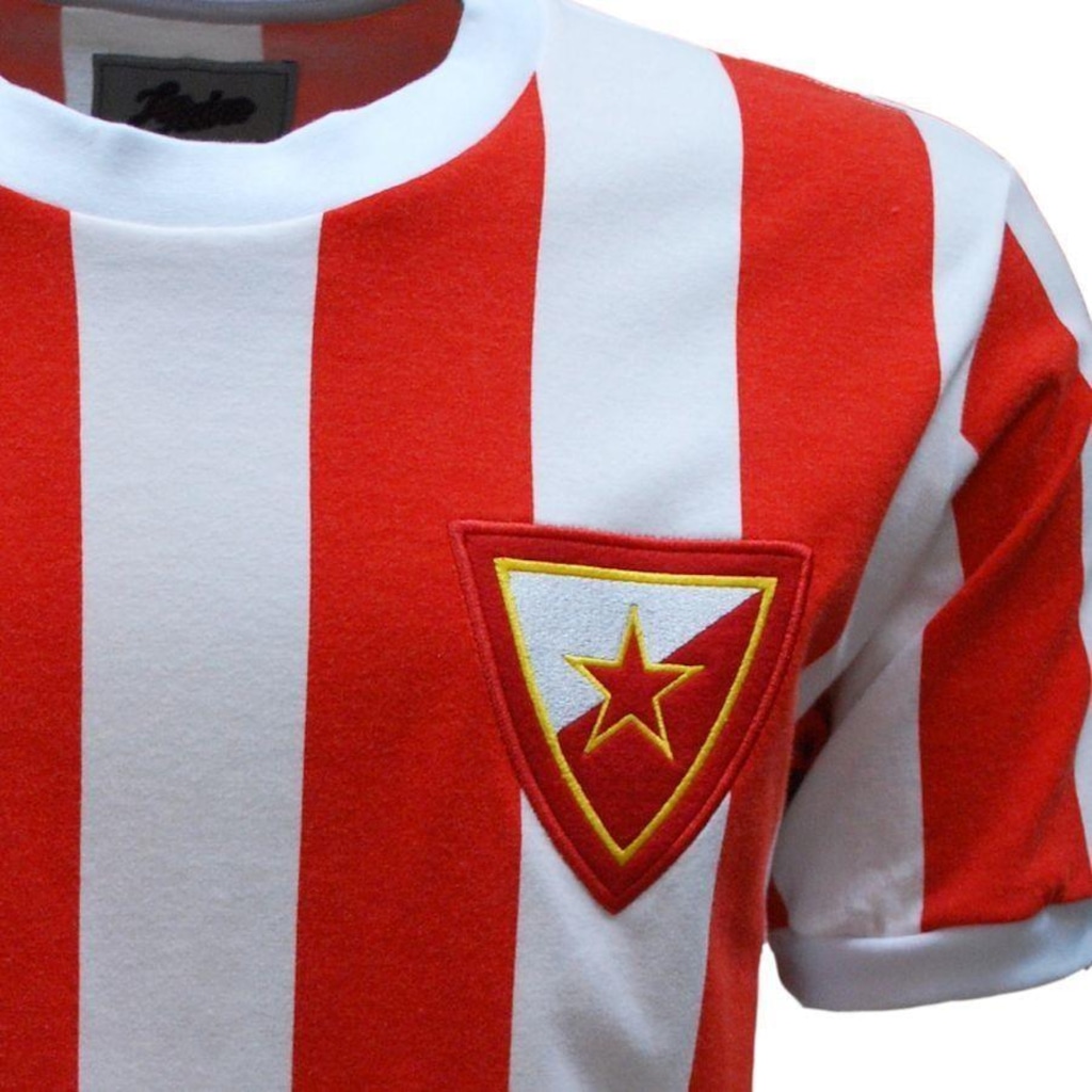 Imagem 4 do produto Camiseta Estrela Vermelha Liga Retro 1960''''S - Masculina