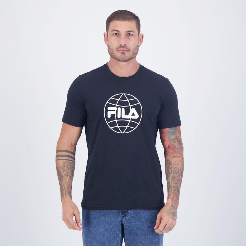 Camiseta Fila Worldwide - Masculina - Foto 1