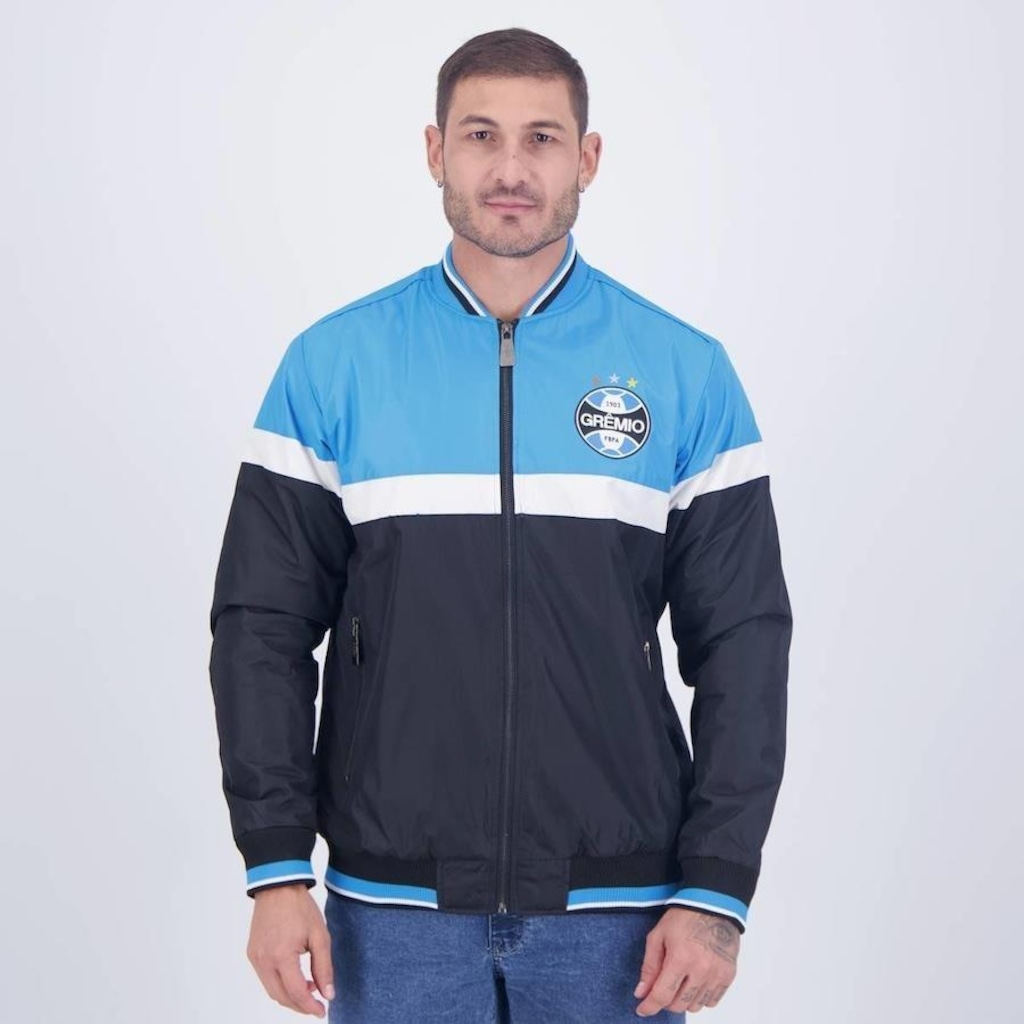 Jaqueta do Grêmio Bomber Natural Cotton - Masculina