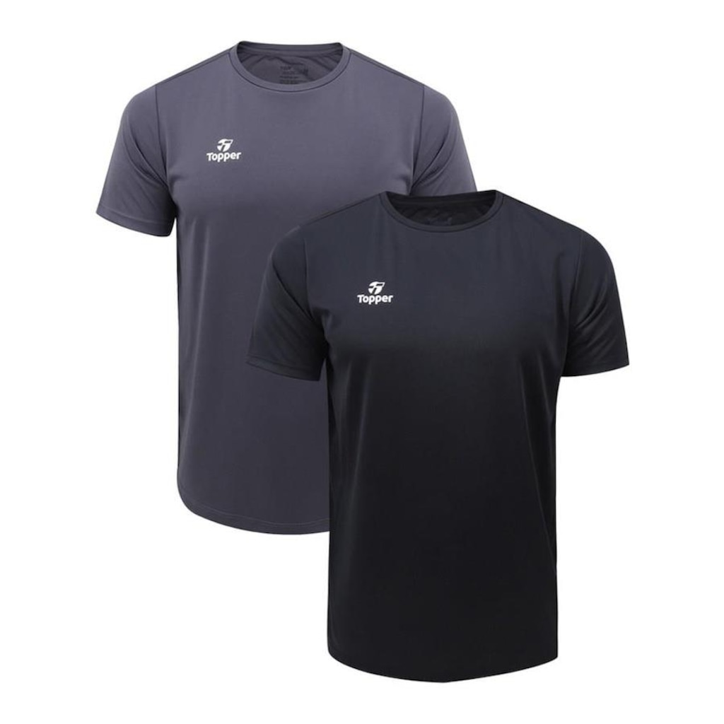 Camiseta Topper Classic New - 2 Unidades - Masculina