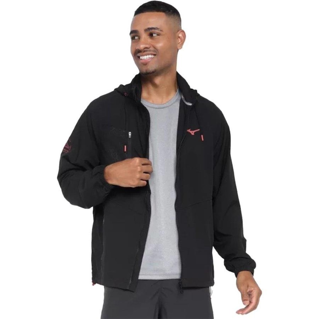 Imagem 3 do produto Jaqueta com Capuz Mizuno Trail - Masculina