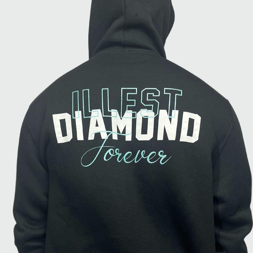 Imagem 2 do produto Blusão de Moletom Diamond X Illest Hoodie - Masculino