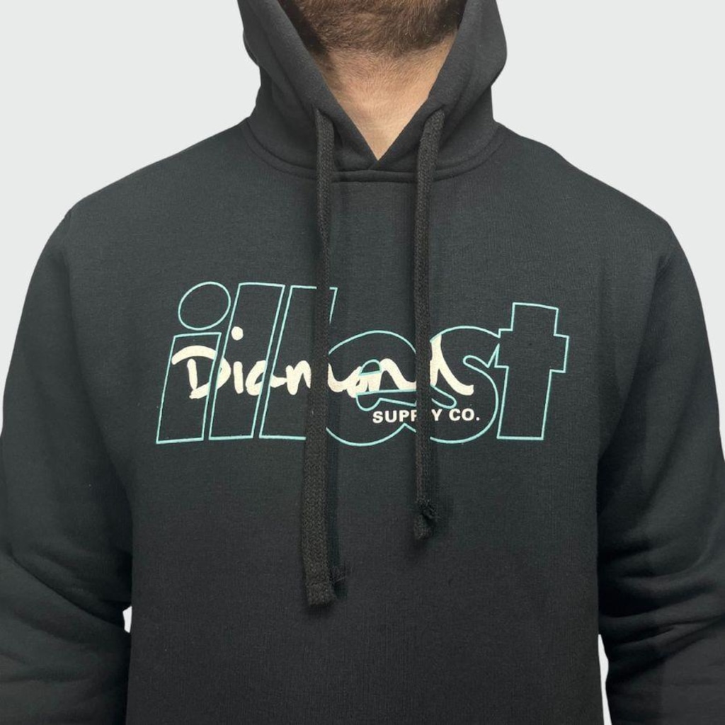 Imagem 4 do produto Blusão de Moletom Diamond X Illest Hoodie - Masculino