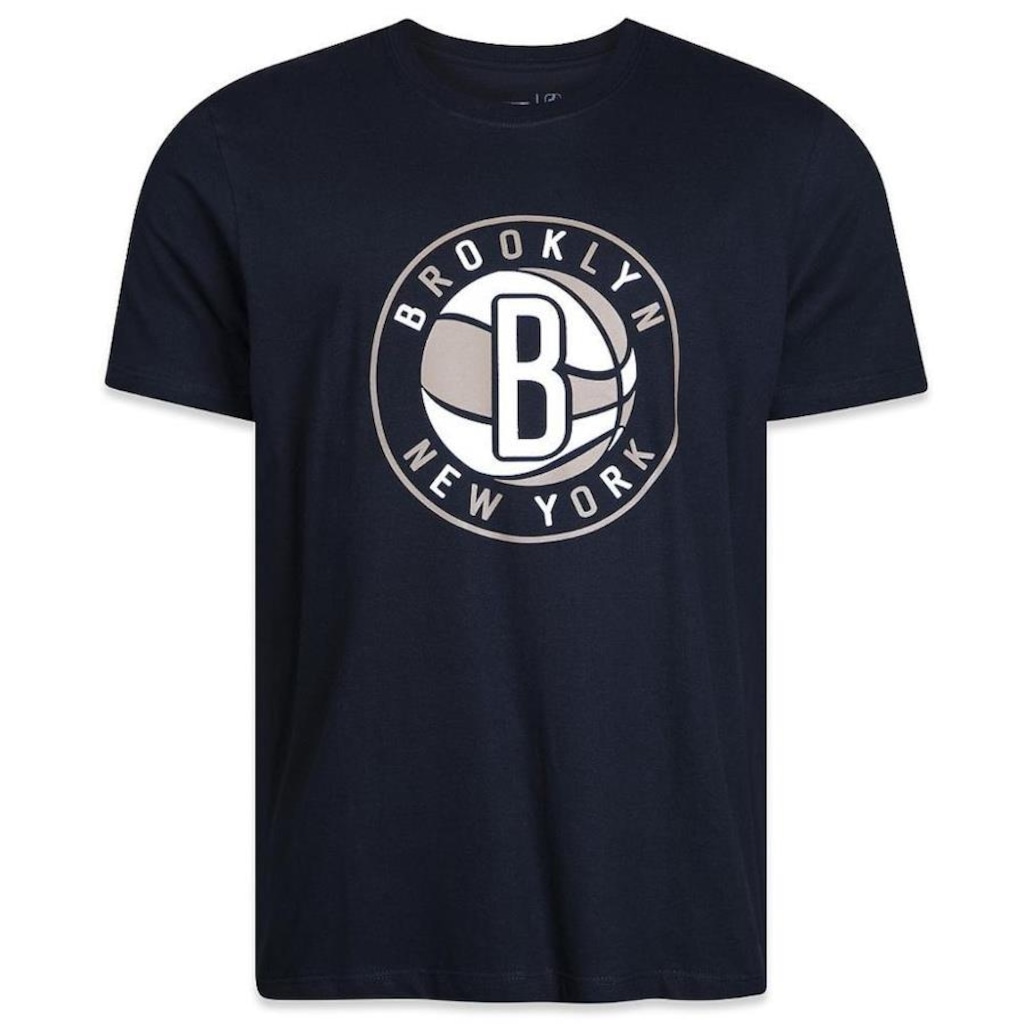 Camiseta New Era Brooklyn Nets Nba Regular Core - Masculina
