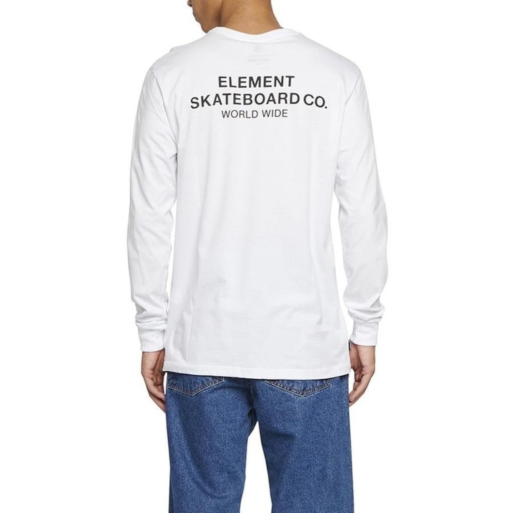 Imagem 2 do produto Camiseta Manga Longa Element Classic Worldwide - Masculina