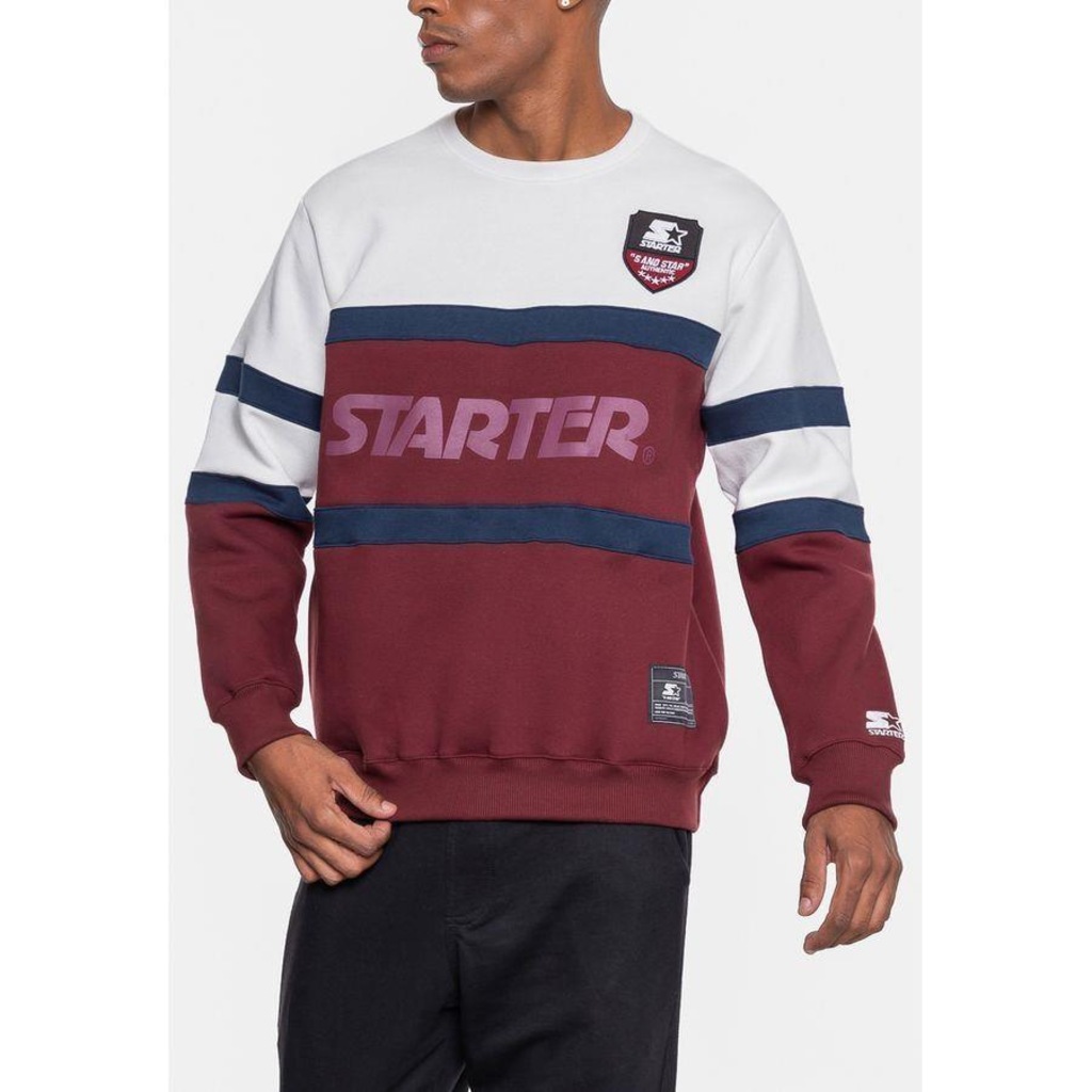 Imagem 3 do produto Blusão de Moletom Starter Natural - Masculino