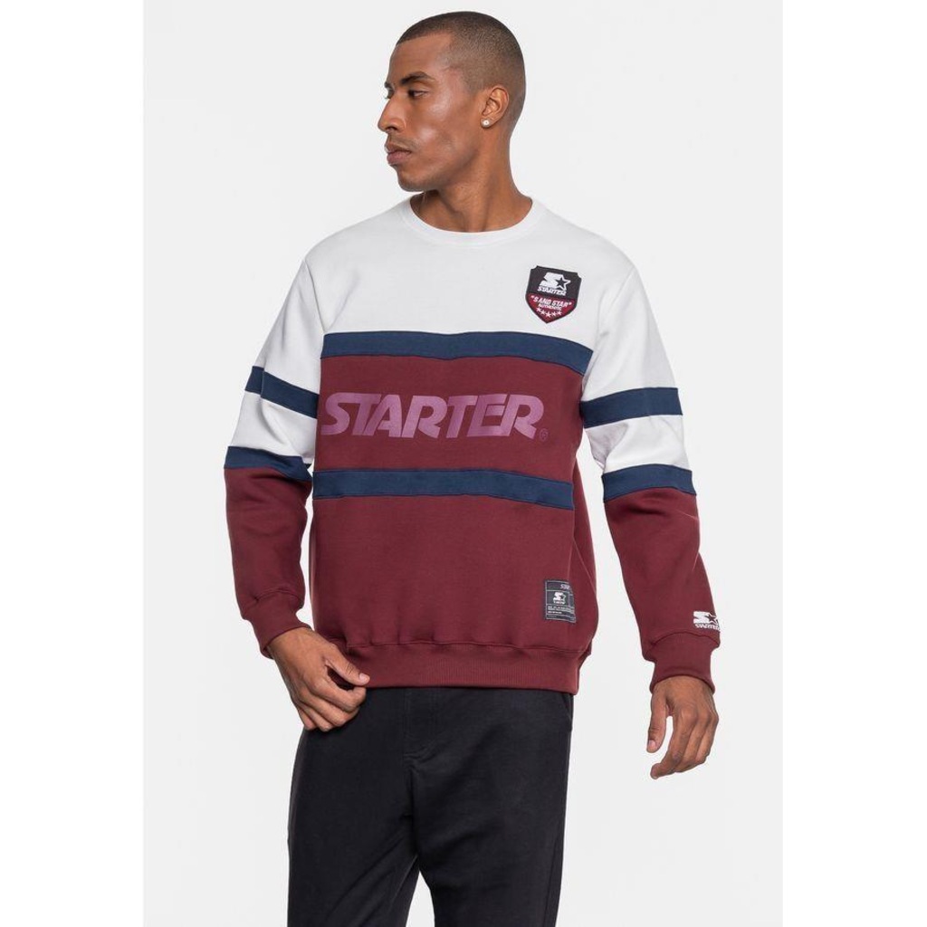 Imagem 4 do produto Blusão de Moletom Starter Natural - Masculino