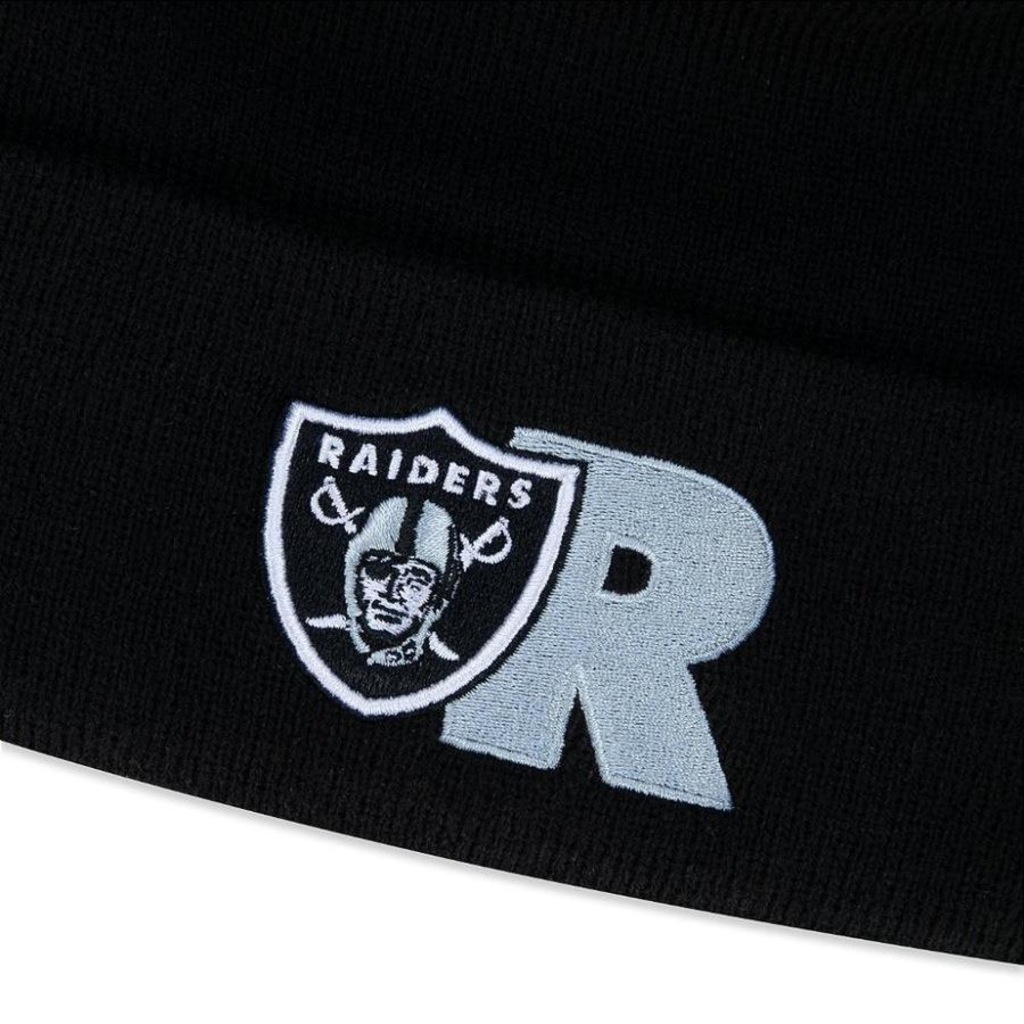 Gorro New Era Las Vegas Raiders Nfl Club House Pom Pom - Foto 3