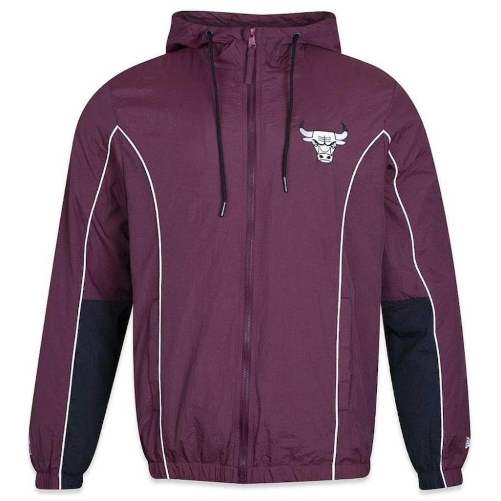 Jaqueta Corta Vento New Era Chicago Bulls Nba Classic - Masculina