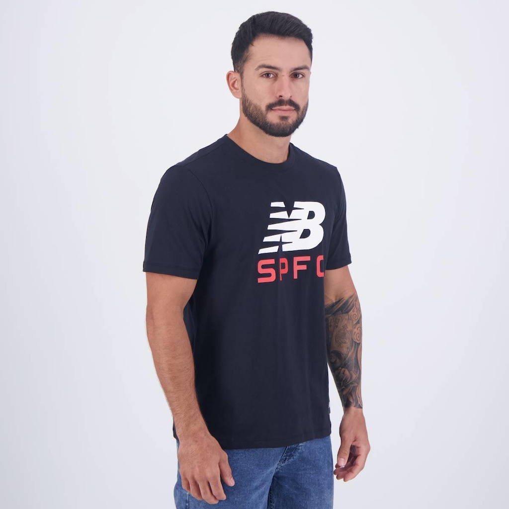 Imagem 2 do produto Camiseta New Balance São Paulo Spfc - Masculina
