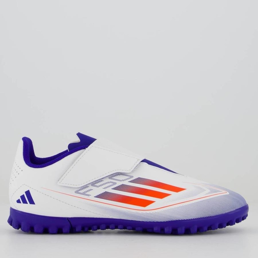 Chuteira Society adidas F50 Club Vel Tf - Infantil - Foto 1