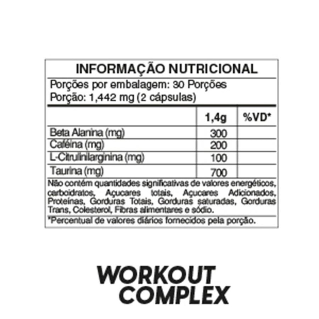 Imagem 2 do produto Workout com plex Venum - 60 Cápsulas