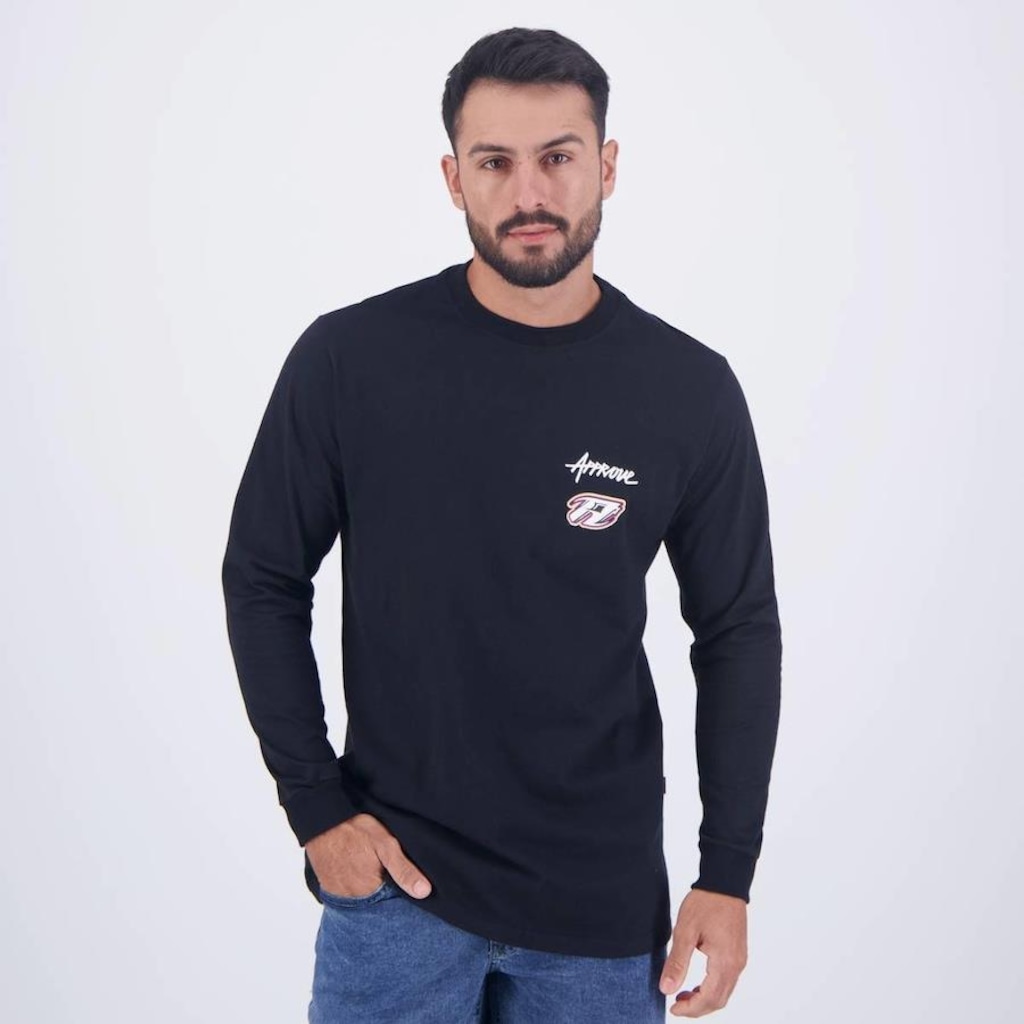 Camiseta Approve Manga Longa Ski Corp - Unissex