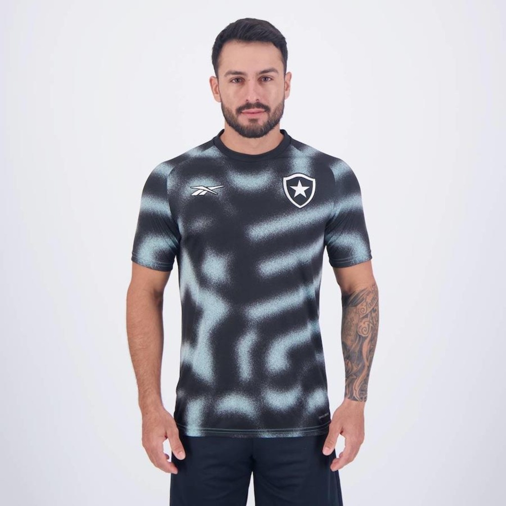 Camisa Reebok Botafogo Treino 2023 Atleta - Masculina - Foto 1