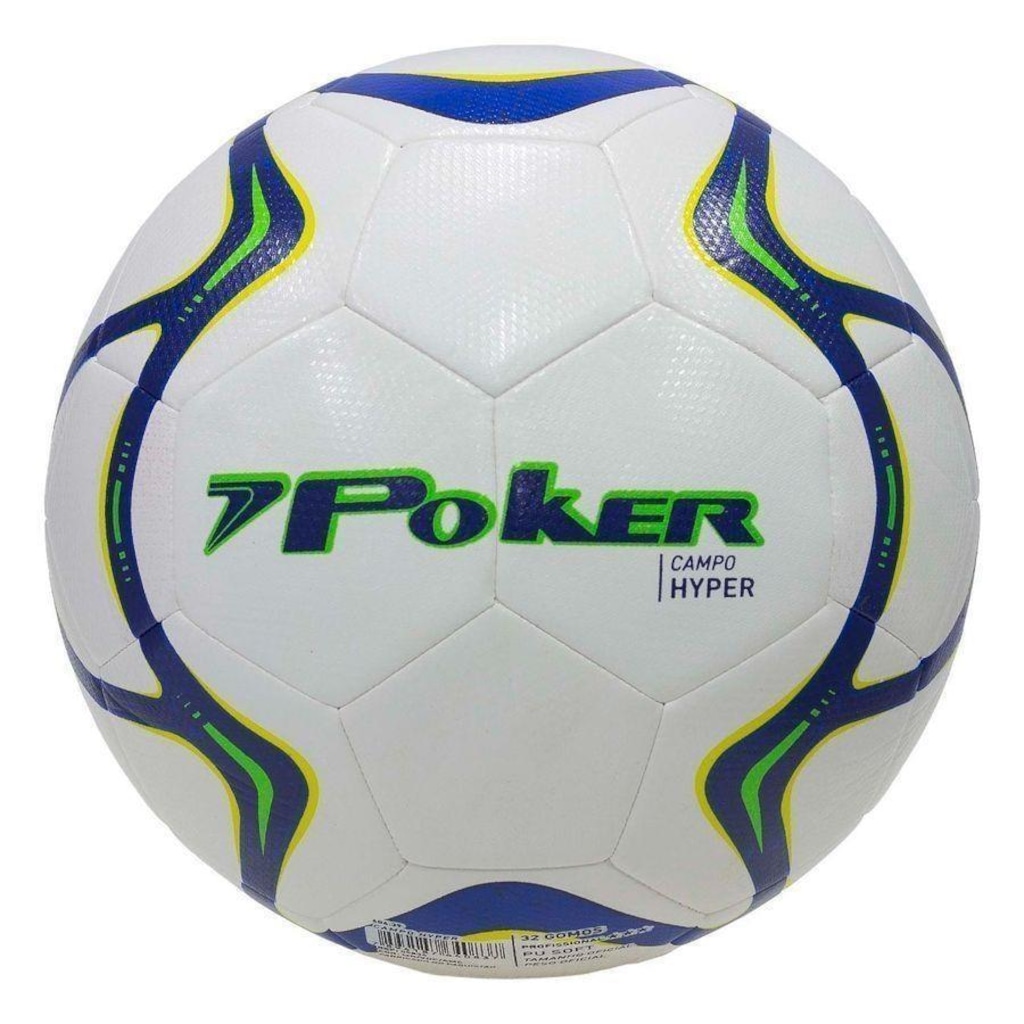 Bola de Futebol de Campo Poker Prof 32 Gomos Hype