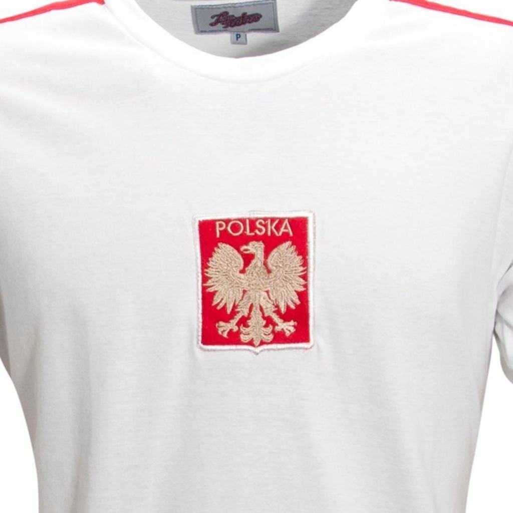 Imagem 4 do produto Camisa Polônia 1974 Liga Retro - Masculina