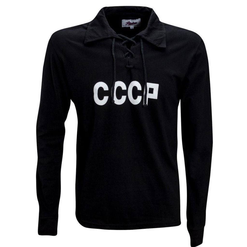 Camiseta Cccp Yashin 1959 Manga Longa Liga Retro - Masculina