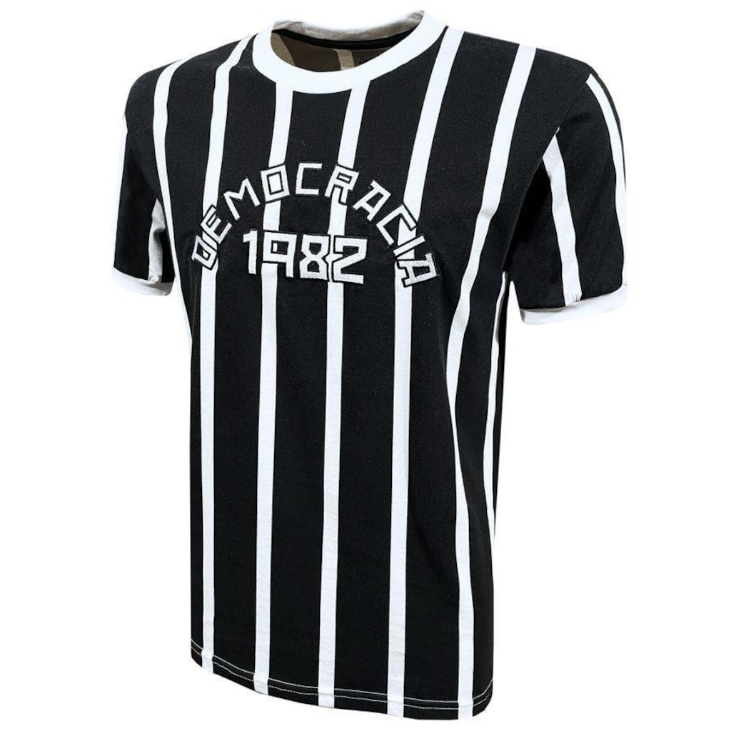 Imagem 2 do produto Camiseta Democracia 1982 Liga Retro - Masculina
