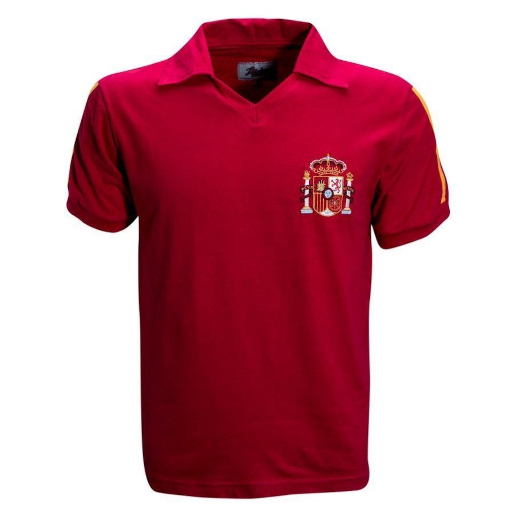 Camiseta Espanha 1986 Liga Retro - Masculina