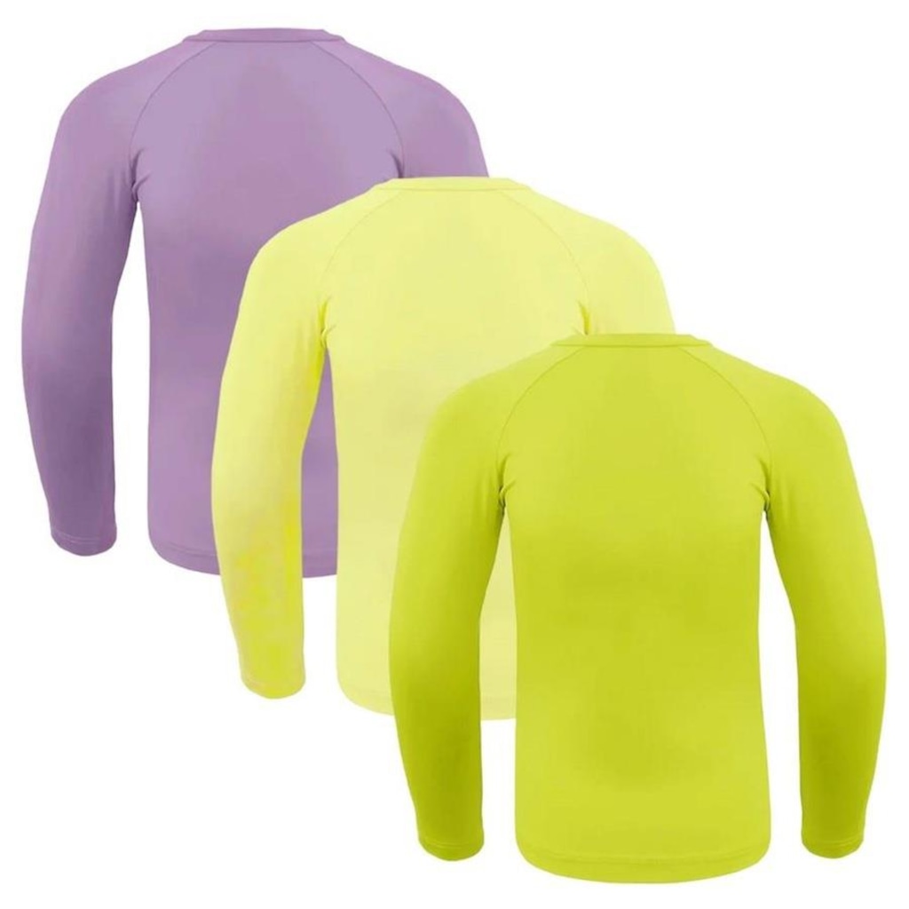 Imagem 2 do produto Kit 3 Camisas Térmicas Selene Proteção UV50+ - Infantil